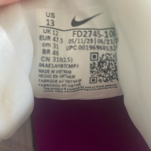 Nike Alpha Huarache Elite 4 Low Men's Baseball Cleats Size 13 - Picture 9 of 12